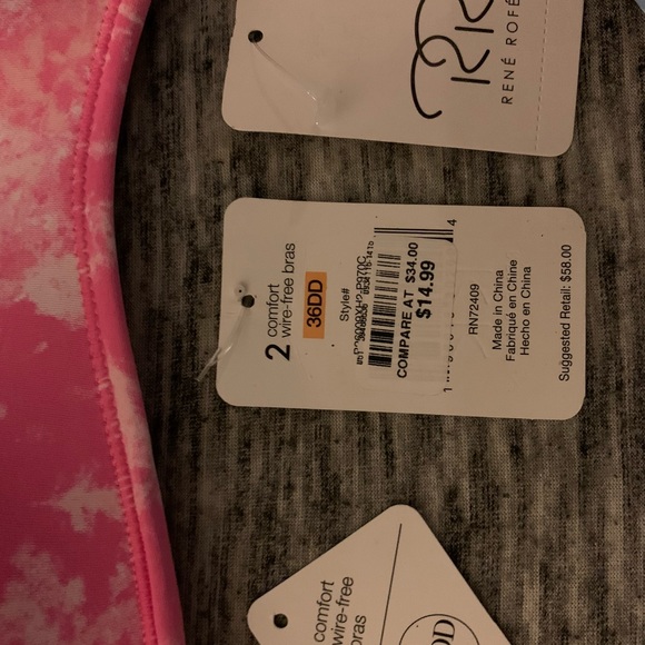 4 Brand New 36DD Bras! All For $20! From Burkes. Rene’ Rofe’ Brand. Never Worn. - Picture 6 of 9